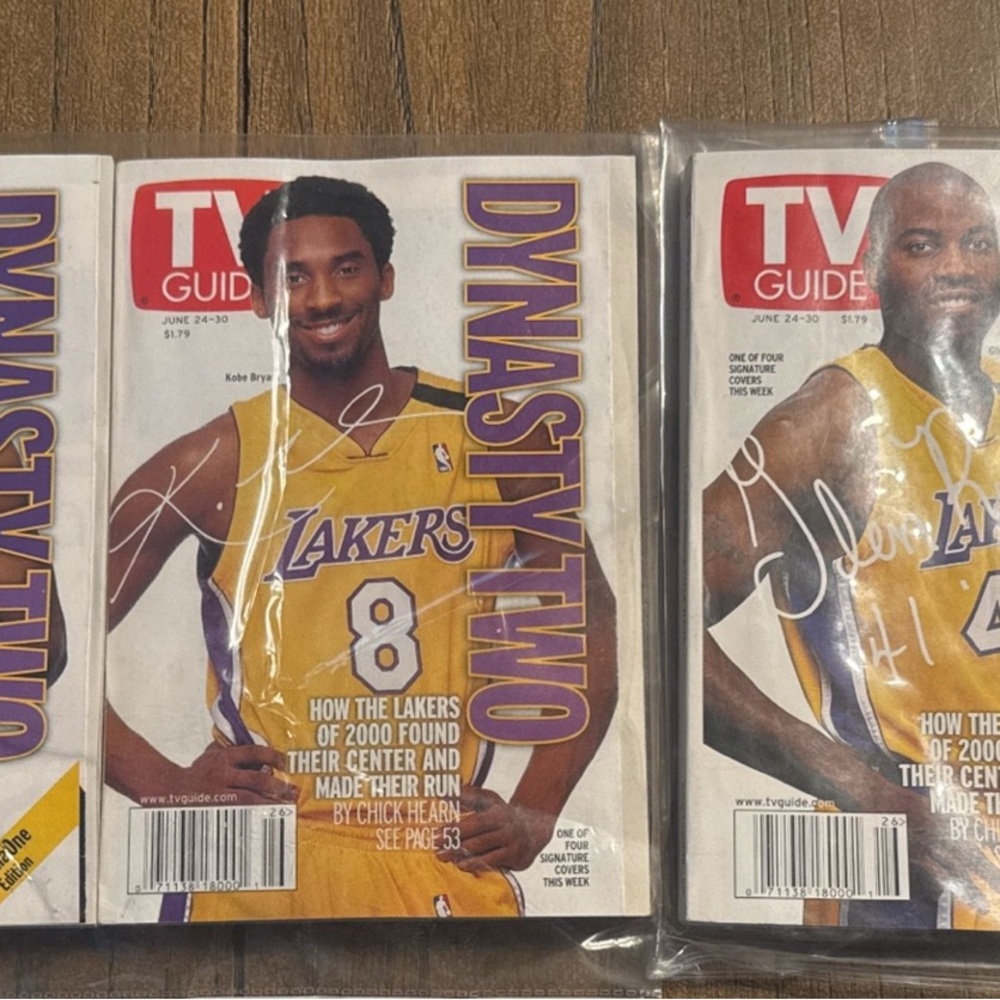 Lakers TV Guide Collectible Set